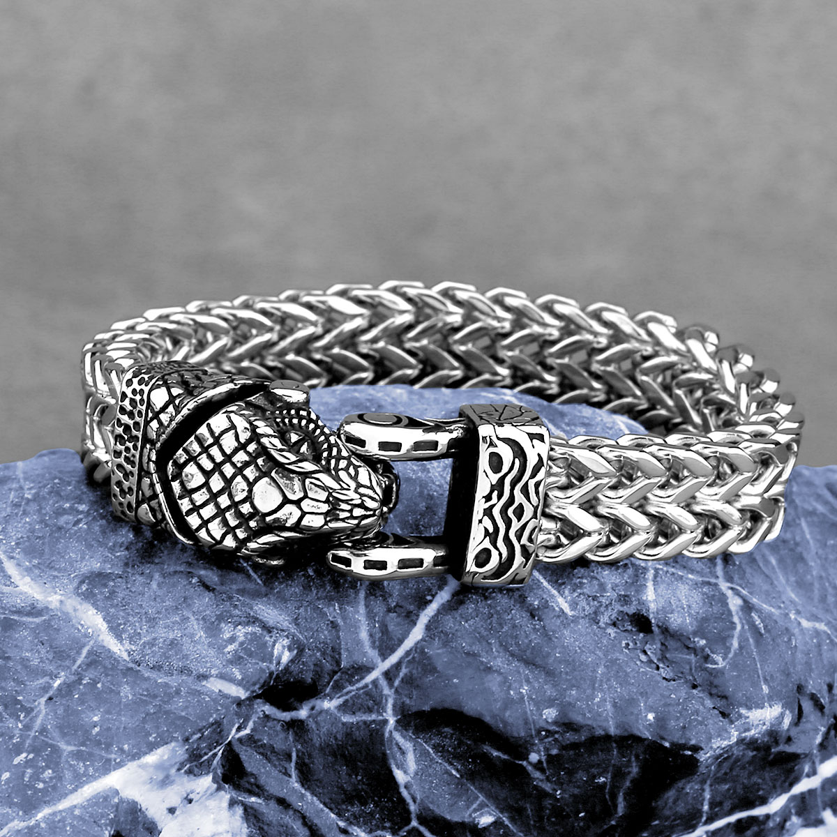 Street Fashion Culture - New Design Viking Snake Head Men's