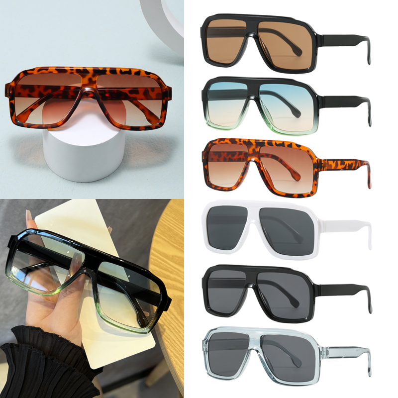 Street Fashion Brands - Oversized Square Anti Light Glasses Women
