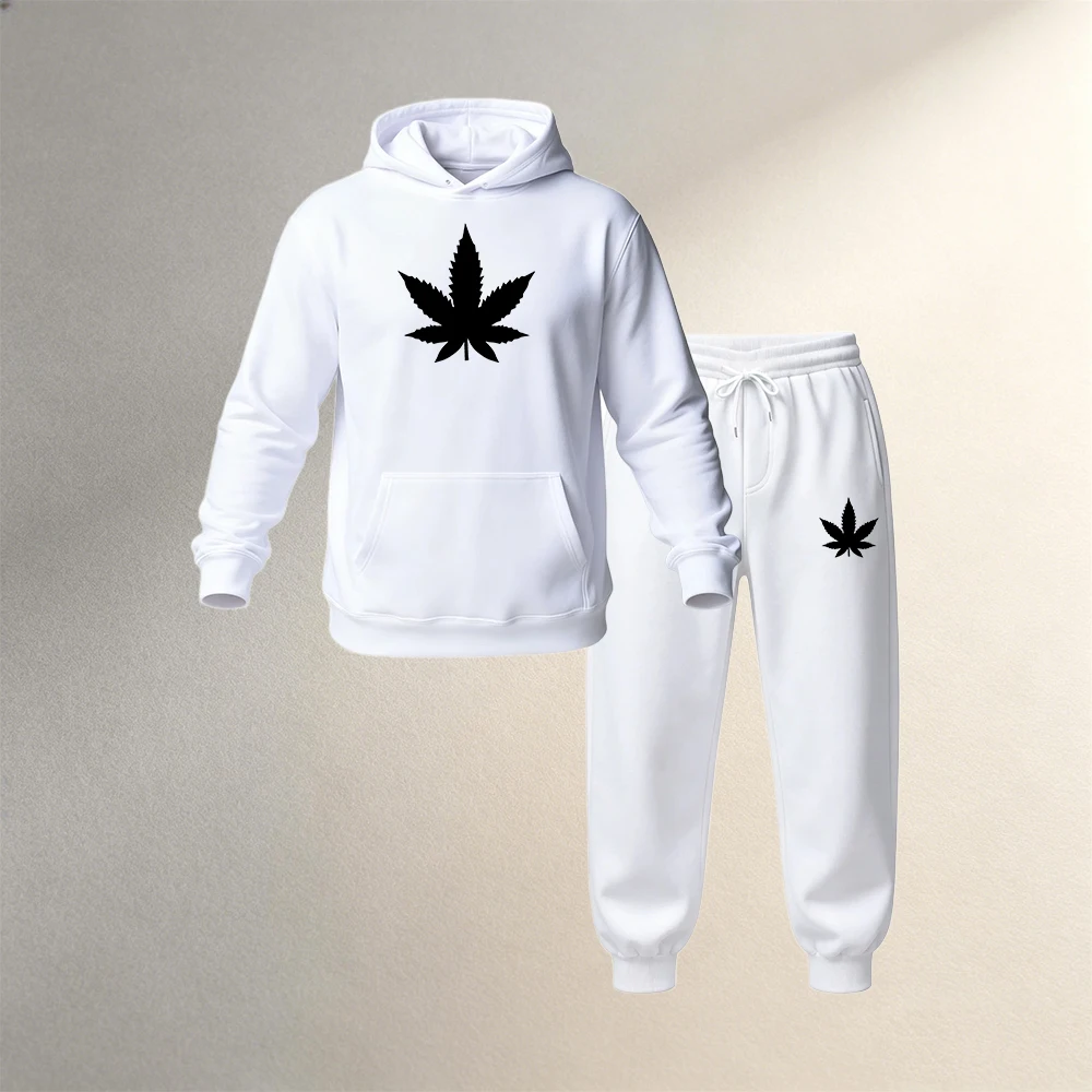Street Fashion Outfit For Men - Men's 2Pcs Autumn Winter Sport Casual