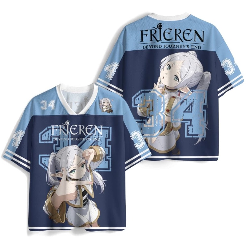 Street Fashion Kids - Frieren Beyond Journey's End Cropped Football