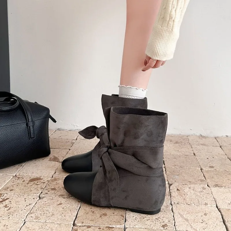 2026 Autumn Bow Knot Women Sho - Street Fashion Rome 2026 评论和价格