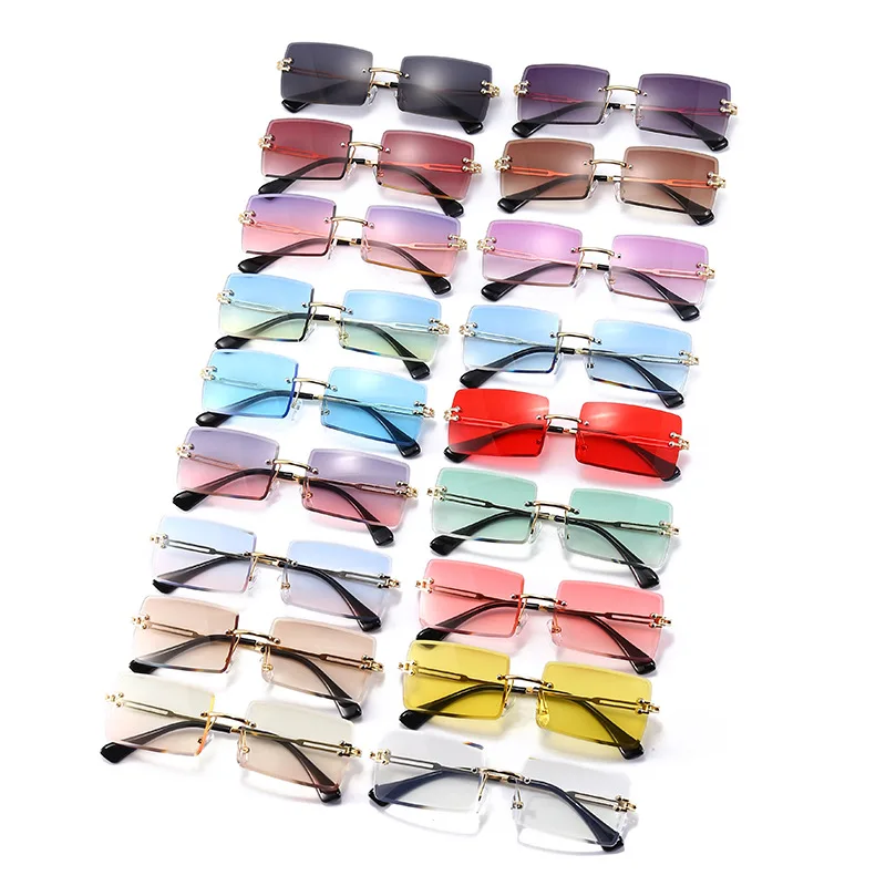 New Metal Cutting Sunglasses V - Street Fashion Brands 评论和价格