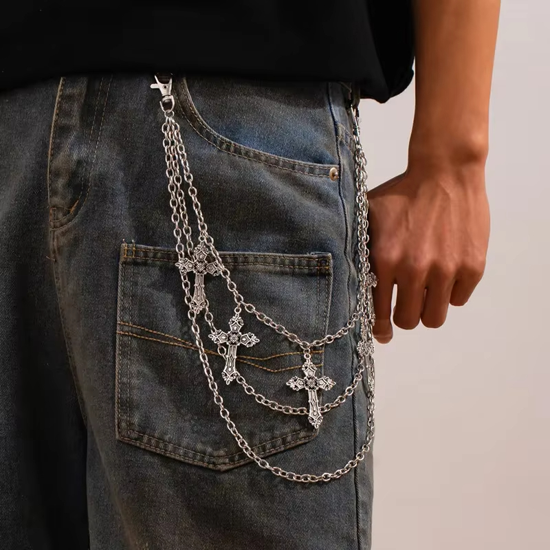 Fashion Punk Metal Pants Chain - Street Fashion Jewelry 评论和价格