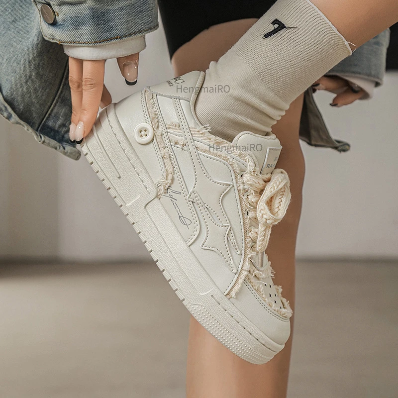 Women Sneakers Man Retro Star  - Street Fashion Couple 评论和价格
