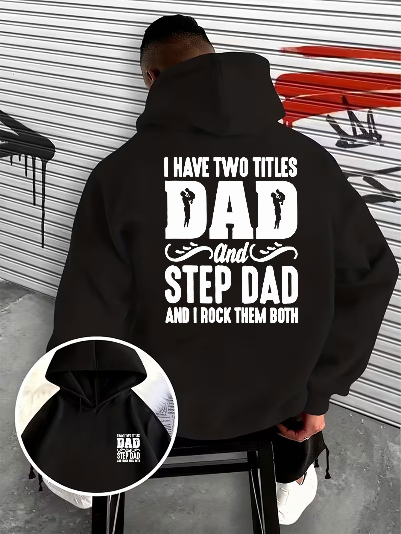 Family Men's Hooded Sweatshirt - Street Fashion Logo Design 评论和价格