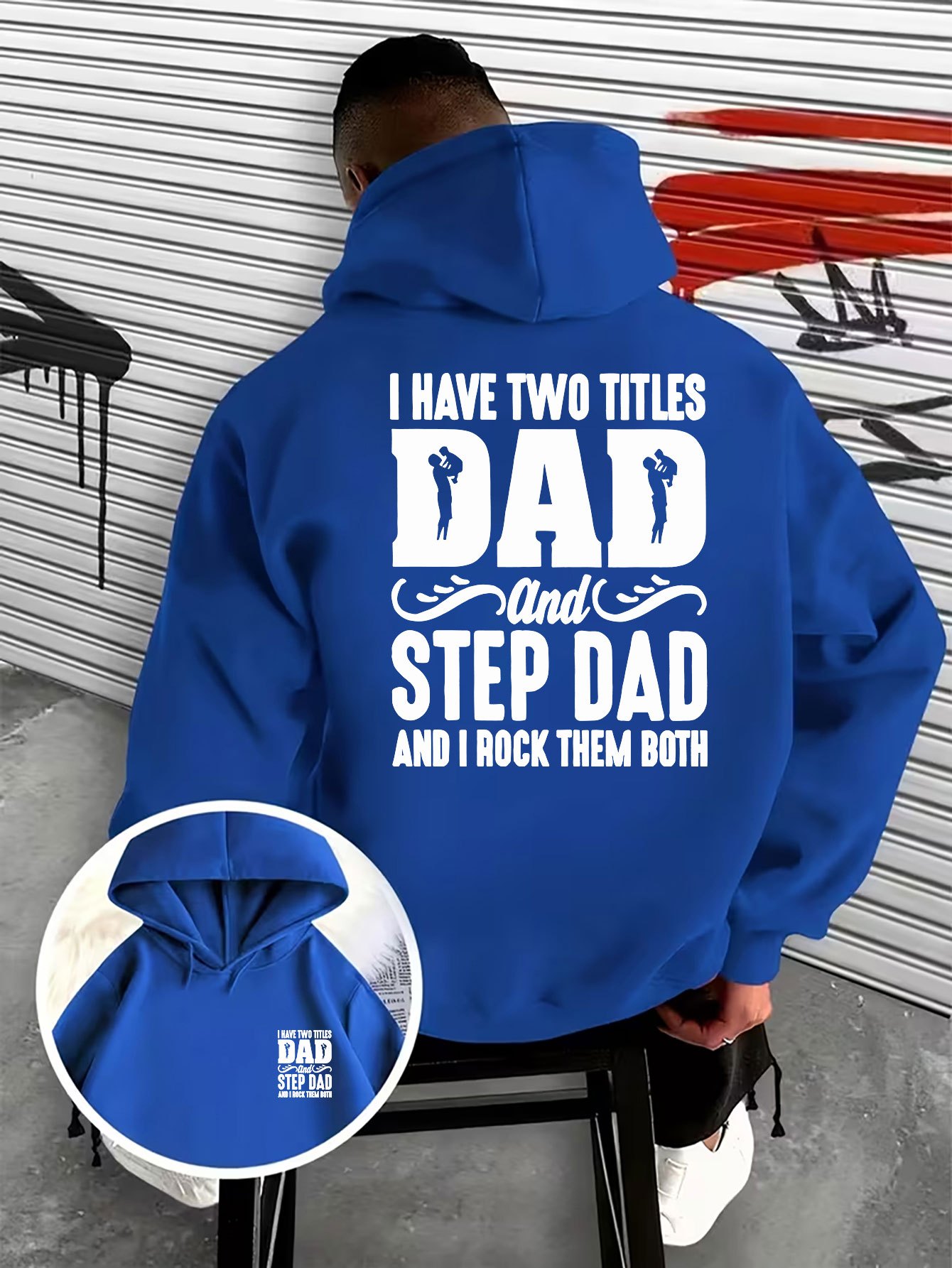 Family Men's Hooded Sweatshirt - Street Fashion Logo Design 评论和价格