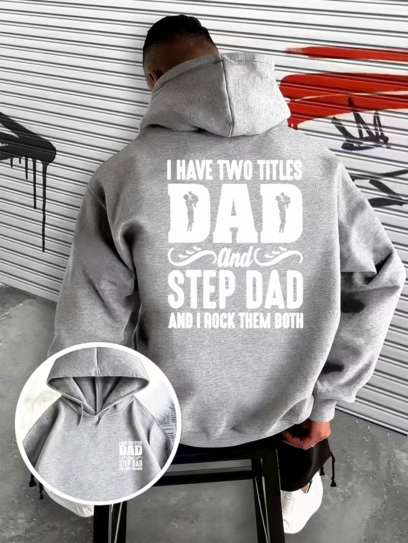 Family Men's Hooded Sweatshirt - Street Fashion Logo Design 评论和价格