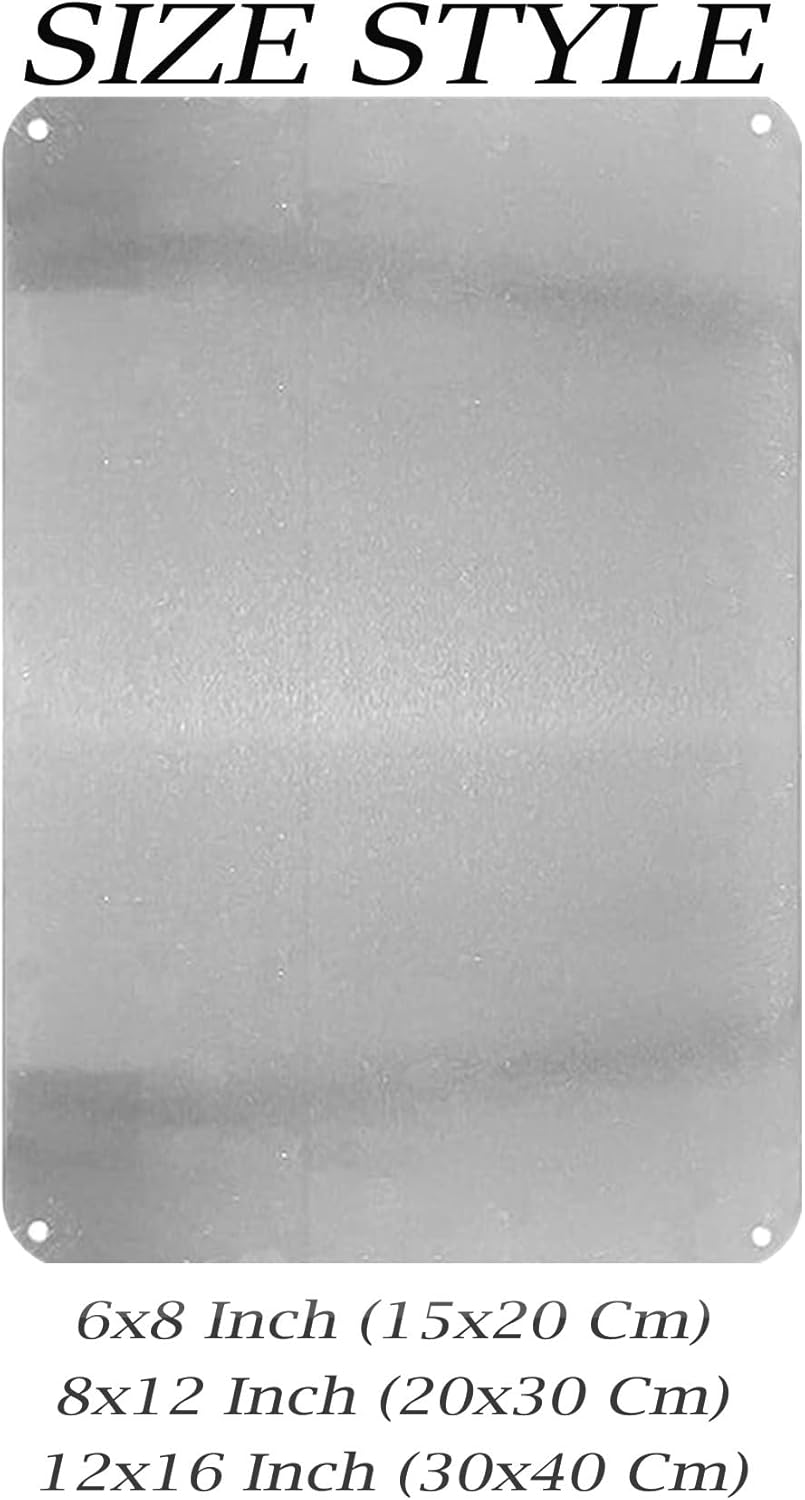 Tin Sign Vintage Black White C - Street Fashion Poster 评论和价格