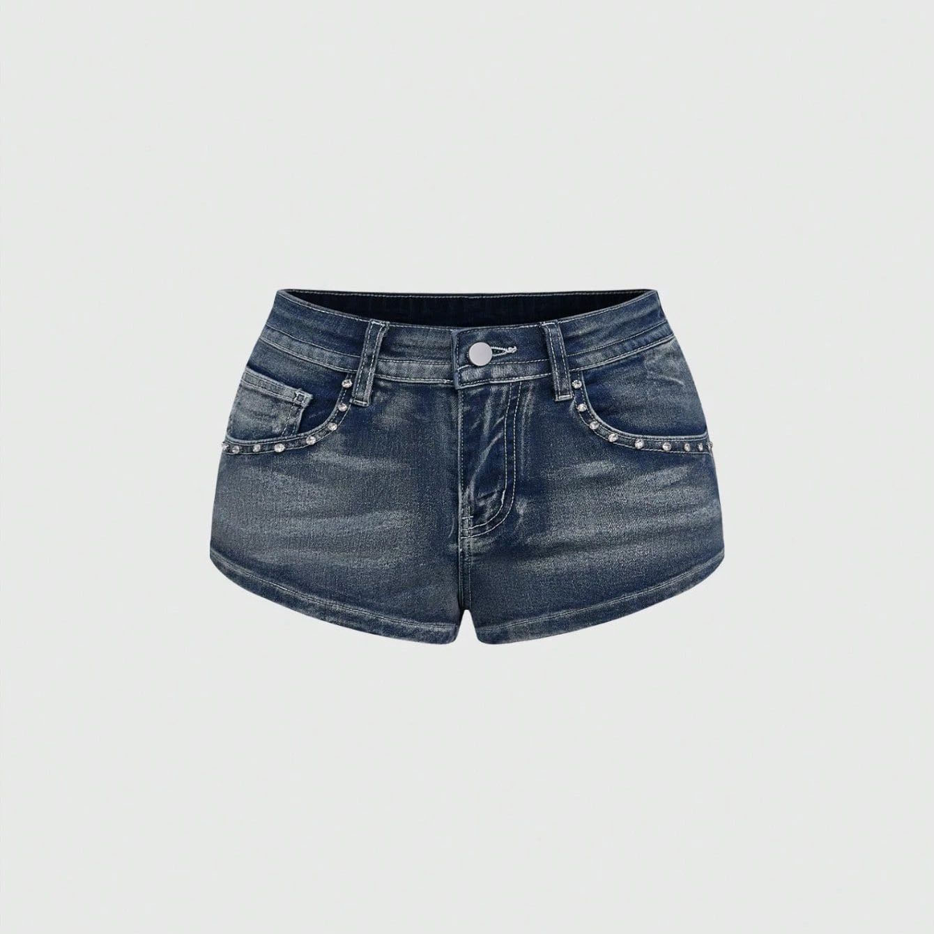 Summer Rhinestone Embroidered  - Street Fashion American 评论和价格