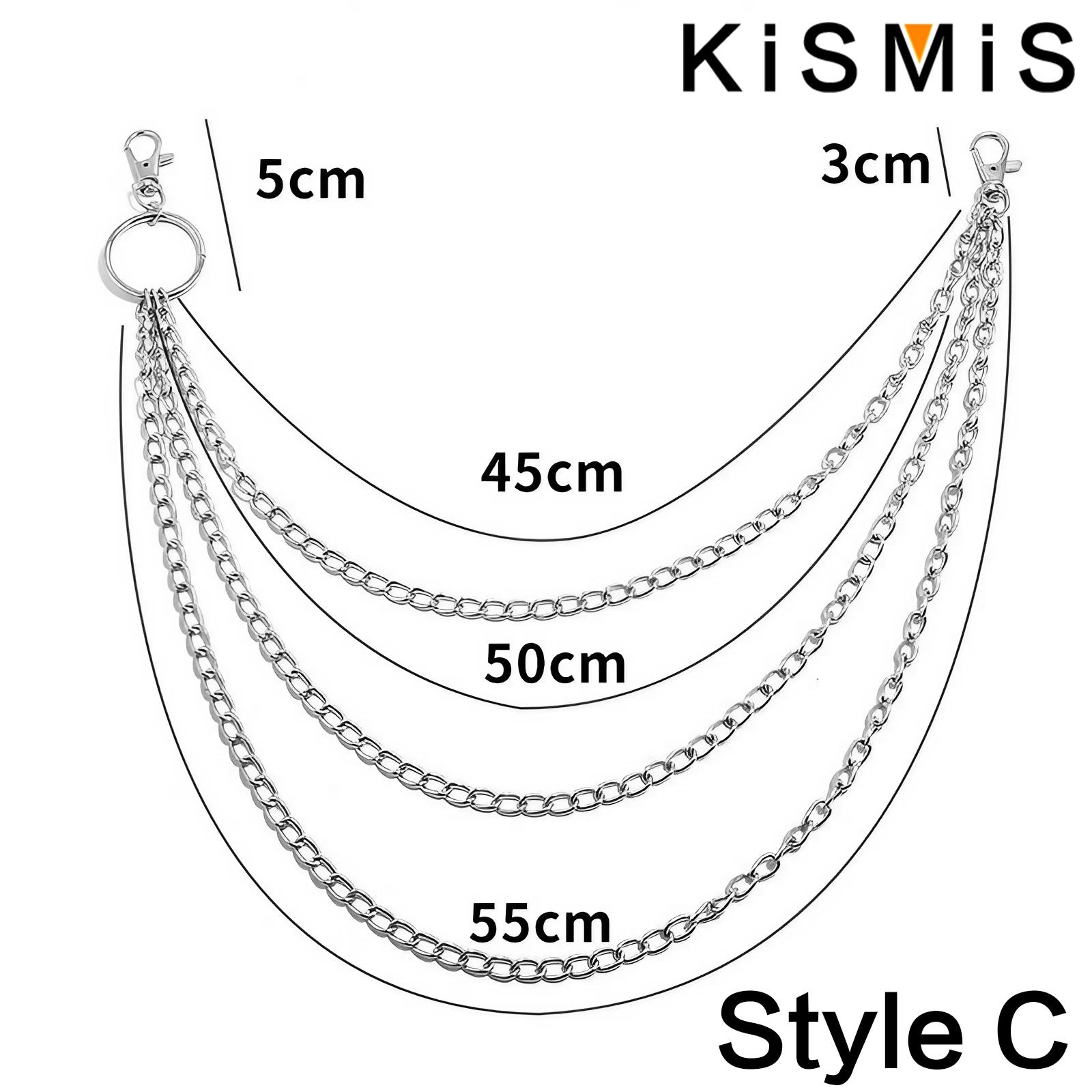 KISMIS 1PC Punk Street Keychai - Street Fashion Jewelry 评论和价格