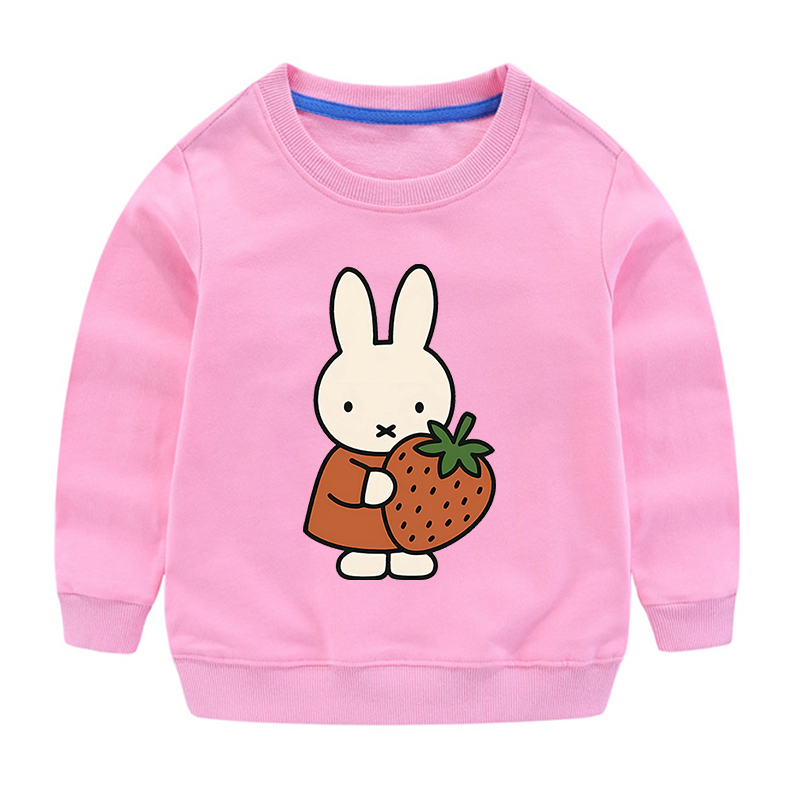 Miffy Kawaii Tops Boy Girl Swe - Street Fashion Kids 评论和价格