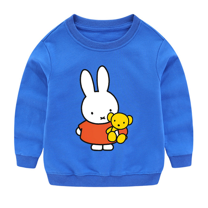 Miffy Kawaii Tops Boy Girl Swe - Street Fashion Kids 评论和价格