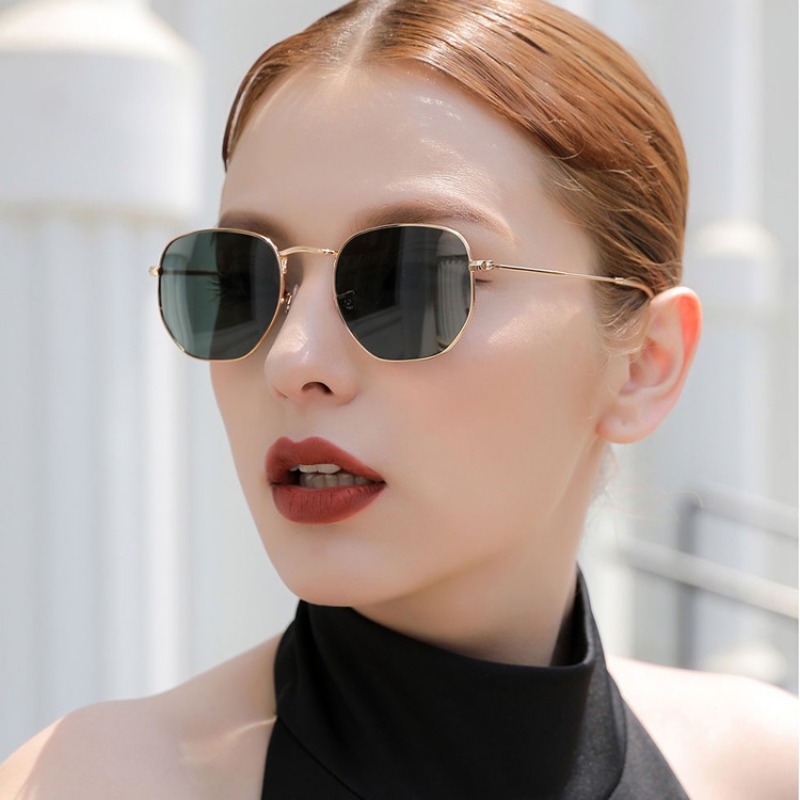 Round punk Sunglasses Men Luxu - Street Fashion Brands 评论和价格