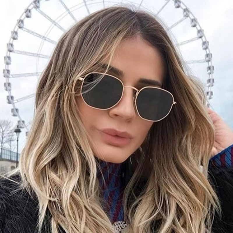 Round punk Sunglasses Men Luxu - Street Fashion Brands 评论和价格