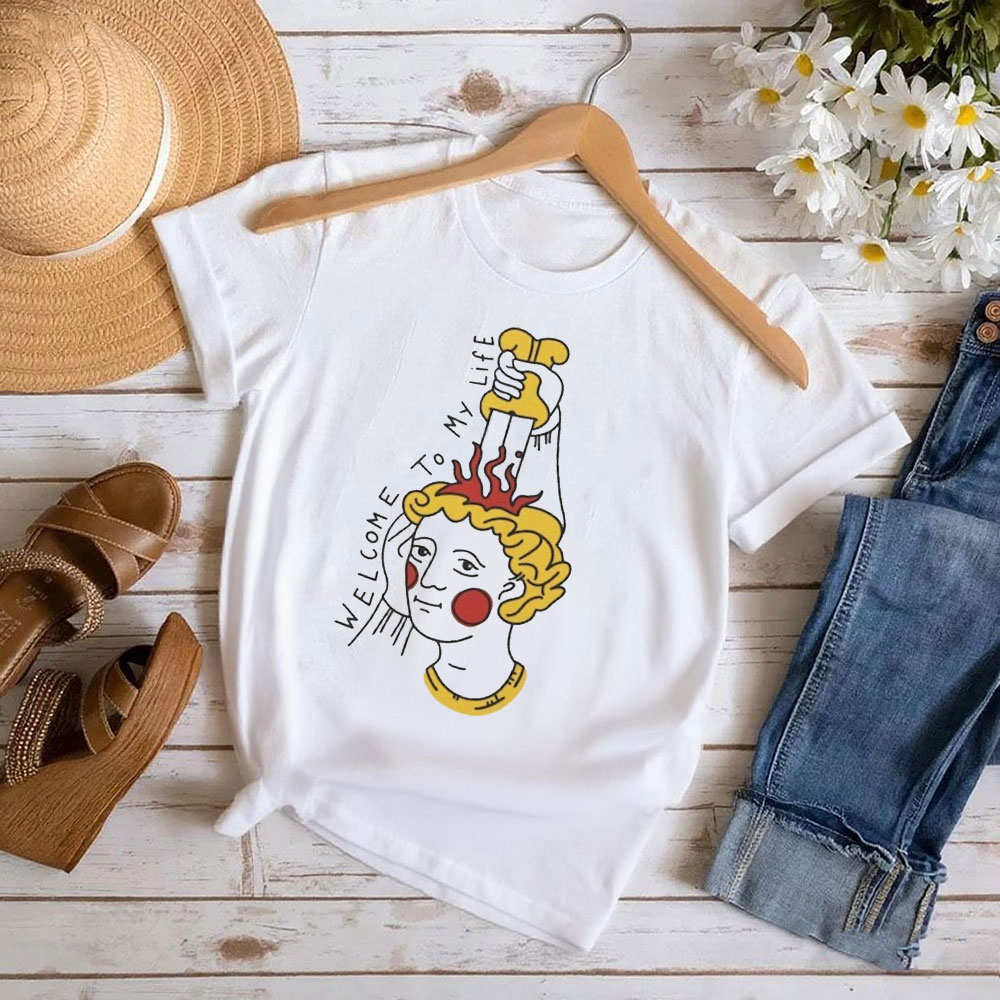 Medieval Art T-shirt Welcome T - Street Fashion History 评论和价格