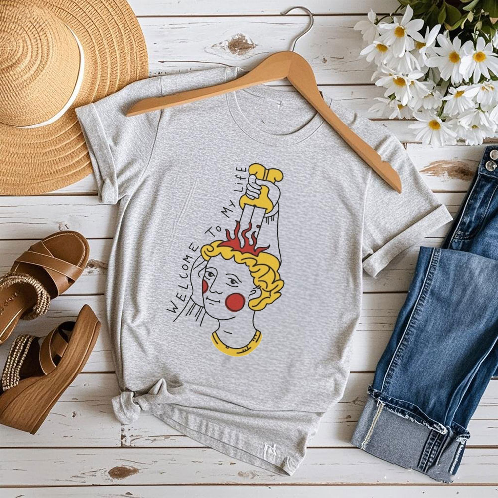 Medieval Art T-shirt Welcome T - Street Fashion History 评论和价格