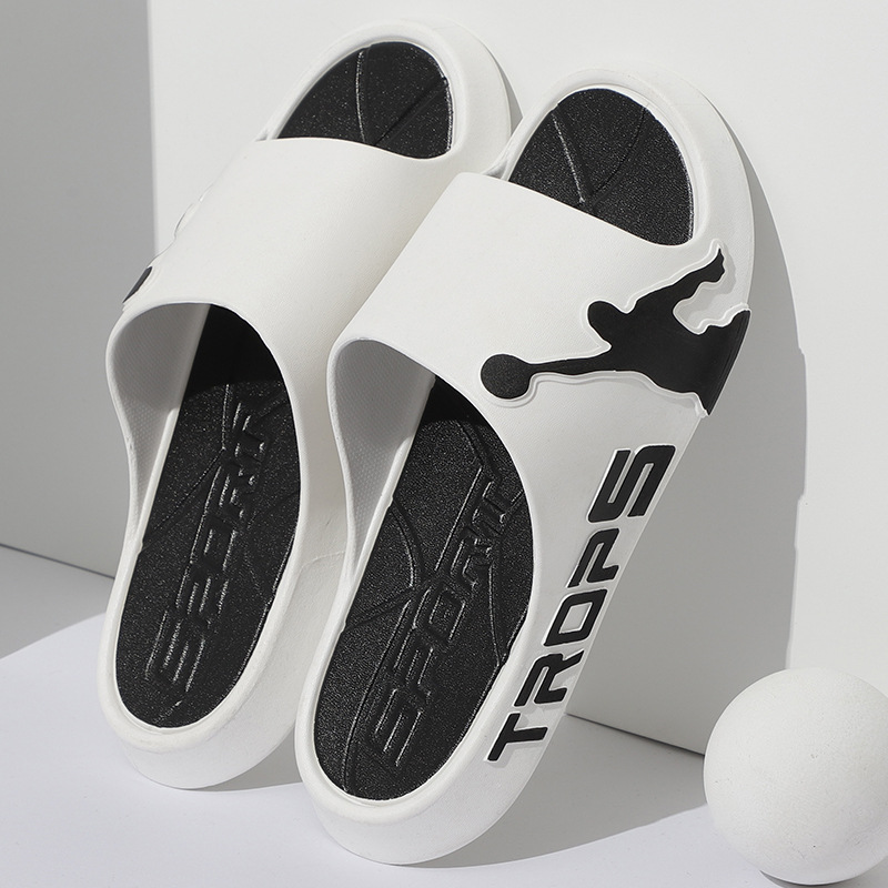 Fashion Men's Slippers PVC Sof - Street Fashion Couple 评论和价格