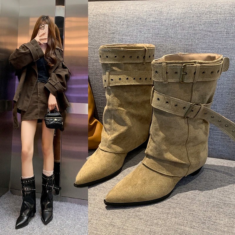 2025 Pointed Toe Women's Winte - Street Fashion Dress 评论和价格