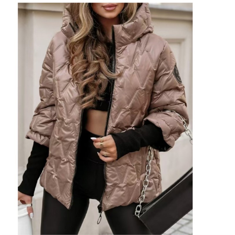 Street Fashion Hooded Quilted  - Street Fashion Winter 2025 评论和价格