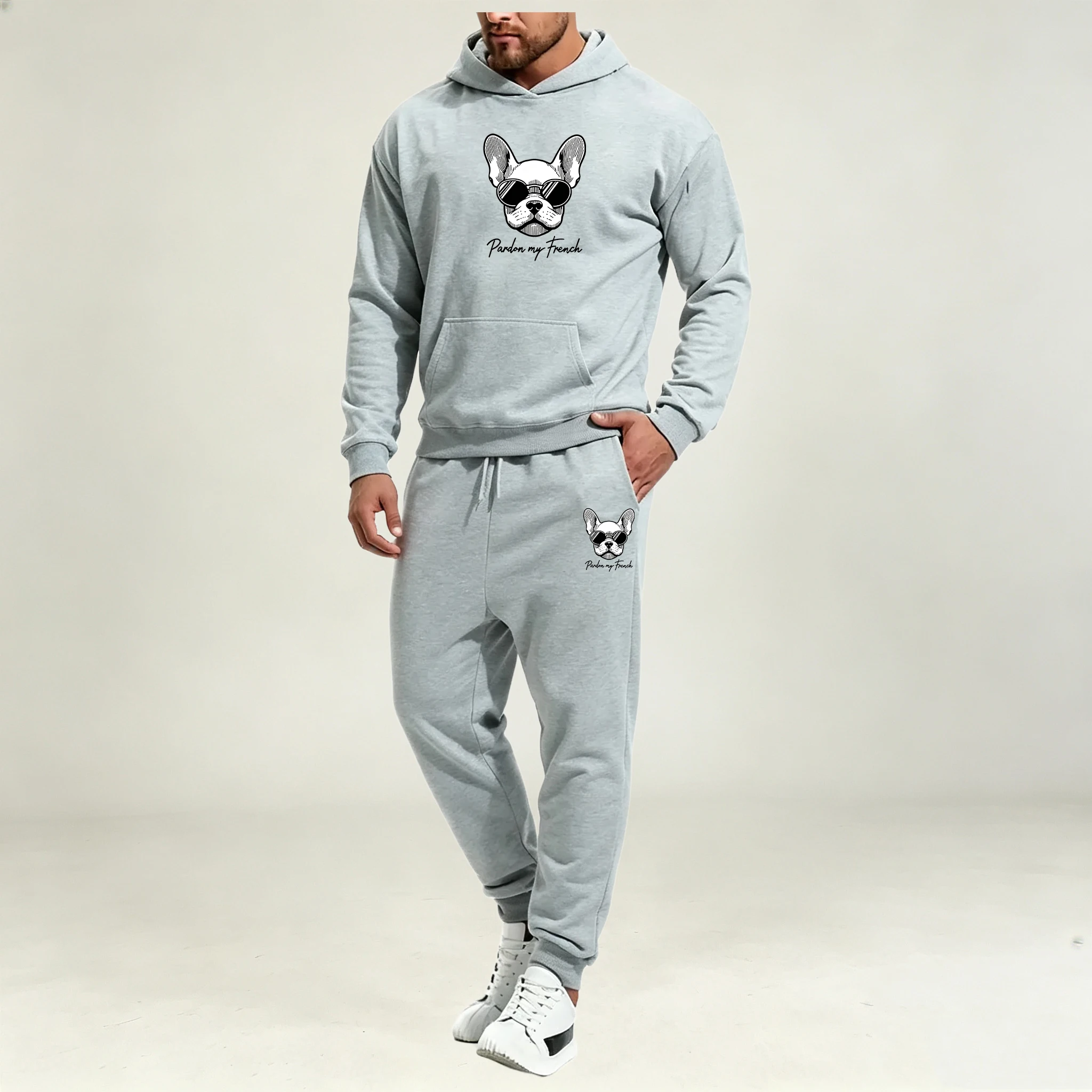 Men Clothing Sets 2Pcs Autumn  - Street Fashion Outfit For Men 评论和价格