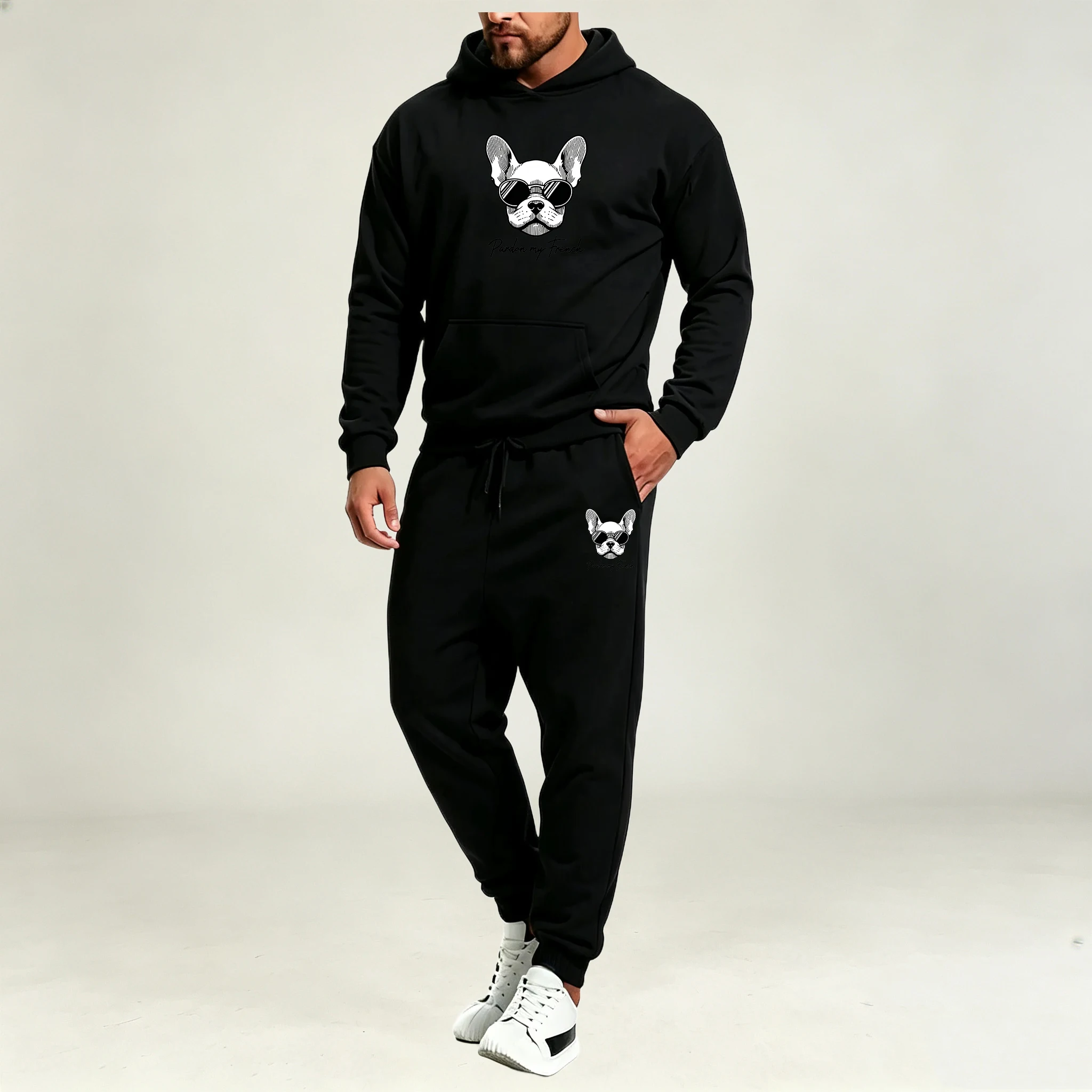Men Clothing Sets 2Pcs Autumn  - Street Fashion Outfit For Men 评论和价格