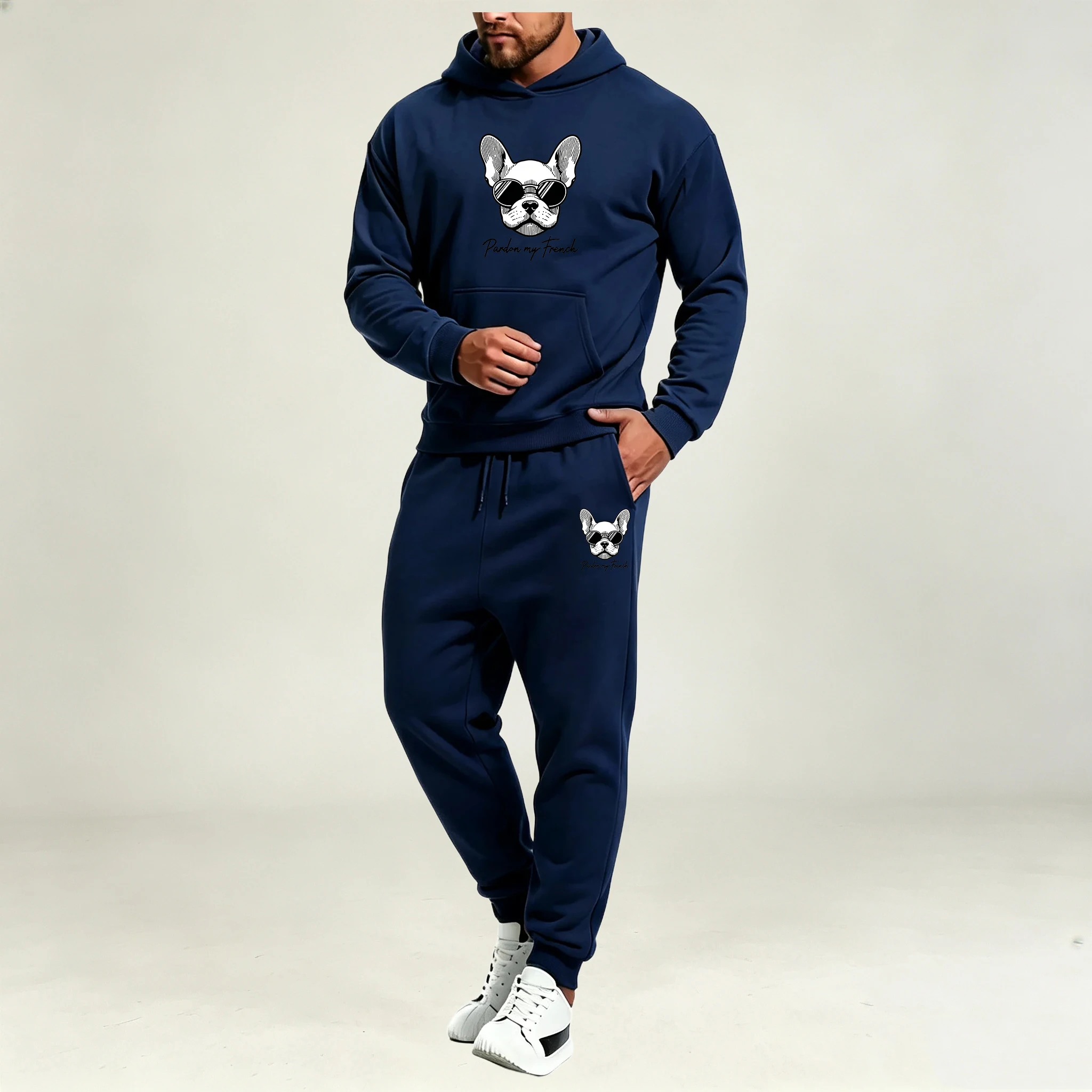 Men Clothing Sets 2Pcs Autumn  - Street Fashion Outfit For Men 评论和价格