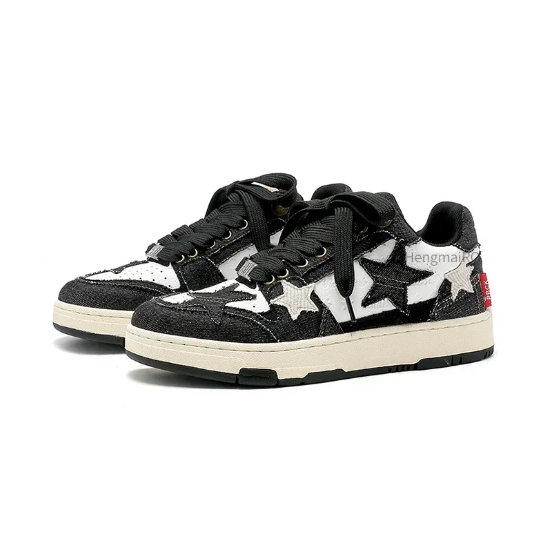 Women Sneakers Man Retro Star  - Street Fashion Couple 评论和价格