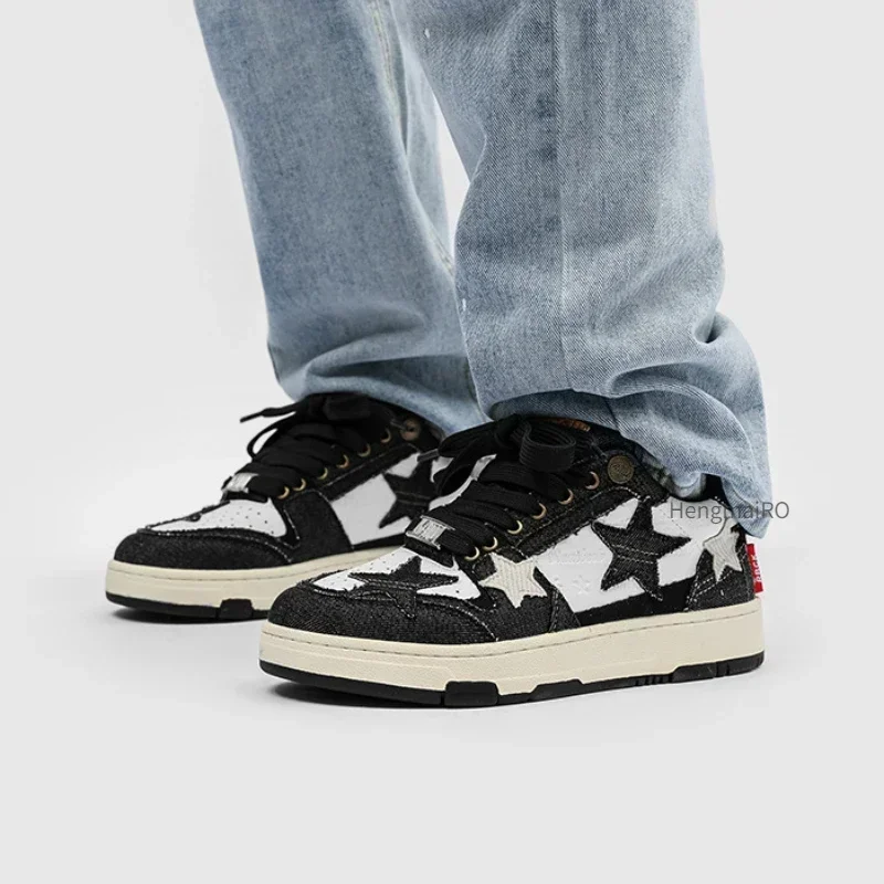 Women Sneakers Man Retro Star  - Street Fashion Couple 评论和价格