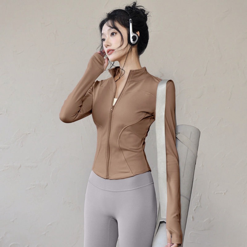 Women Slim Fit Yoga Jacket Tig - Reflective Jacket Running 评论和价格