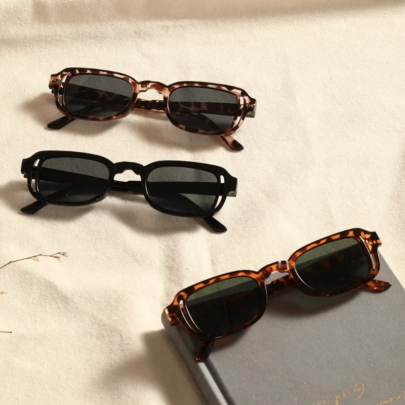 Luxurious Rectangle Sunglasses - Street Fashion Brands 评论和价格