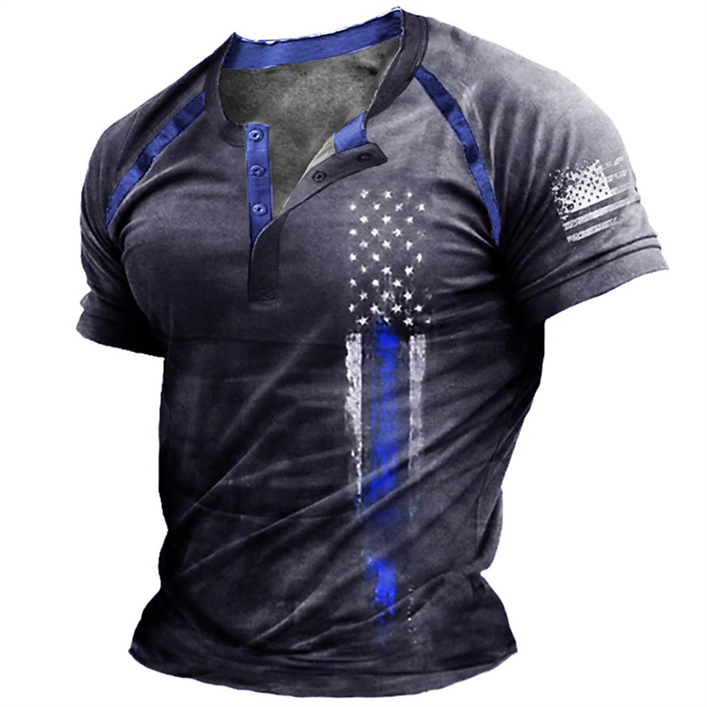 Funny 3D American Flag Print M - Street Fashion American 评论和价格