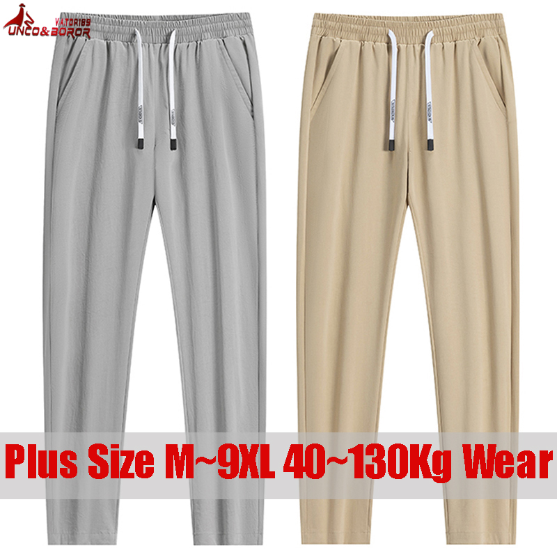 Plus Size 7XL 8XL 9XL Summer C - Running Pant Jogger 评论和价格