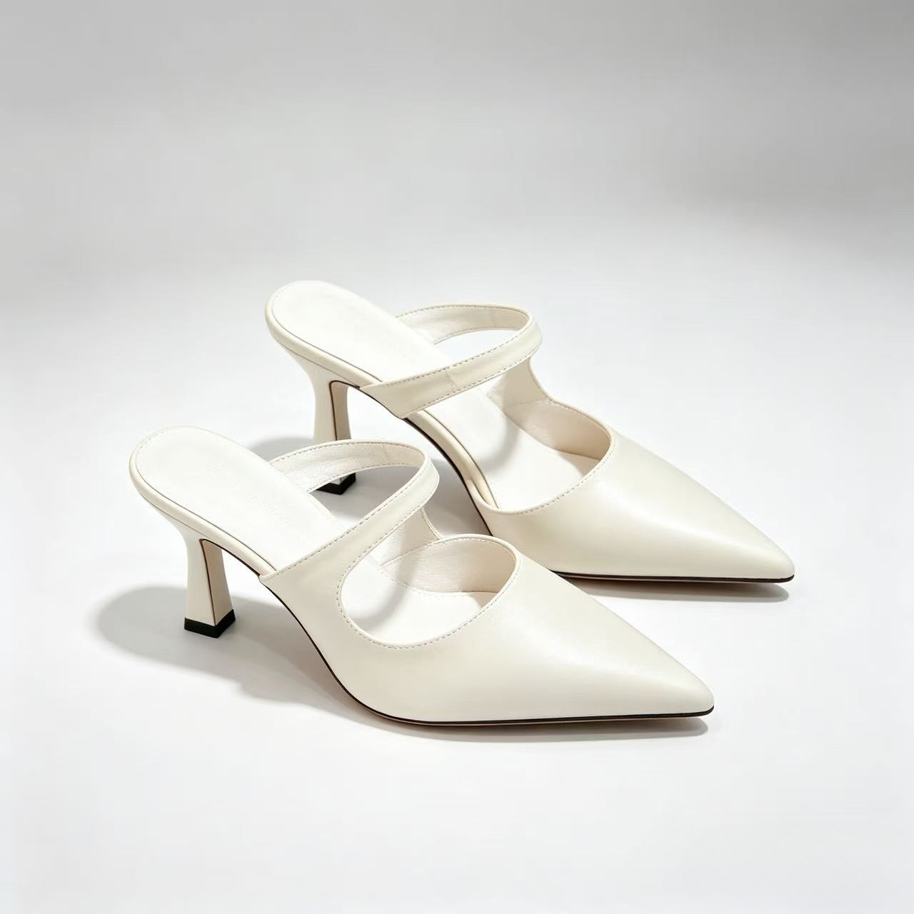Ladies Pointed Mule High Heels - Street Fashion Dress 评论和价格