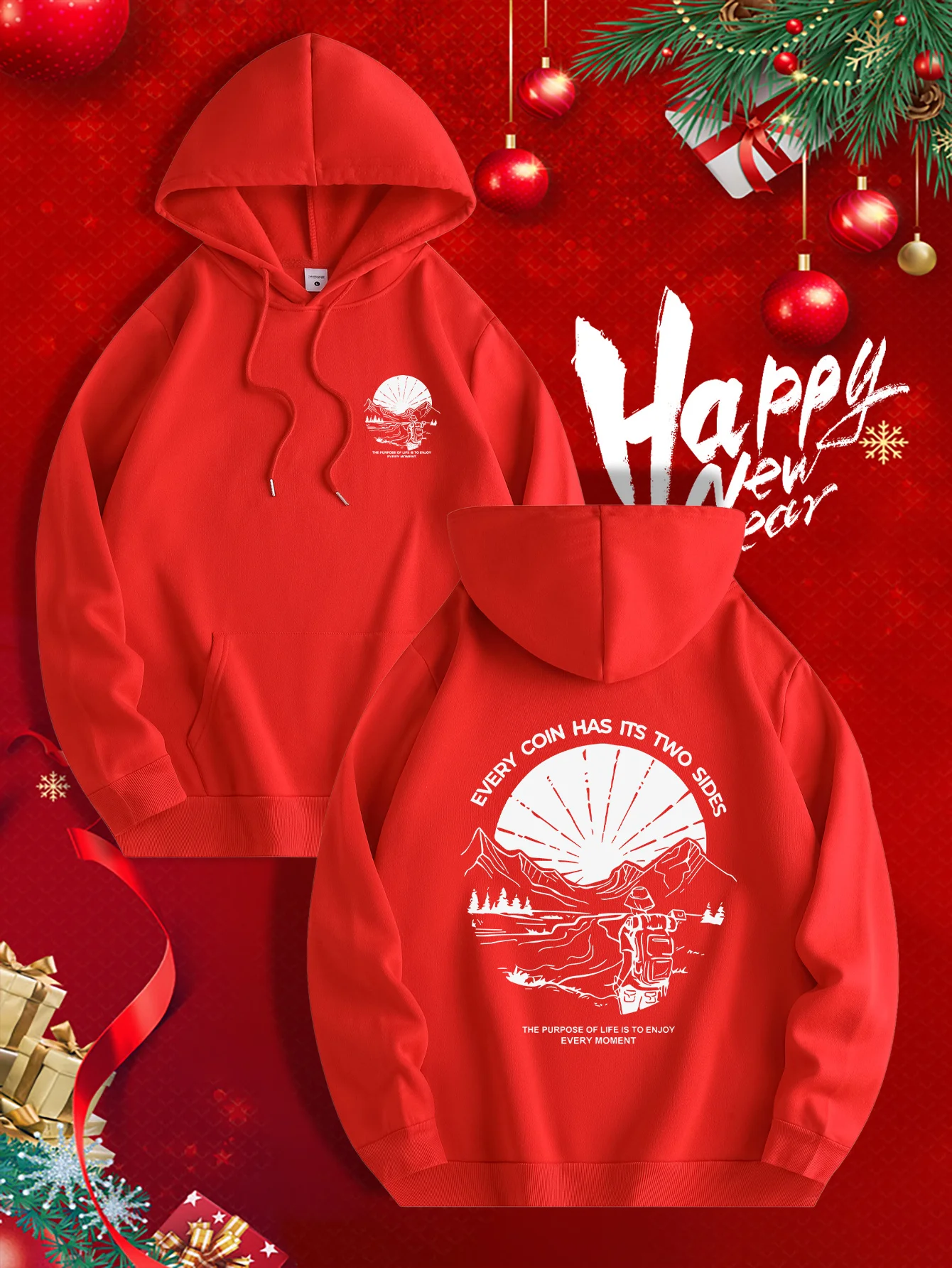 Unisex streetwear hoodie with  - Street Fashion Culture 评论和价格
