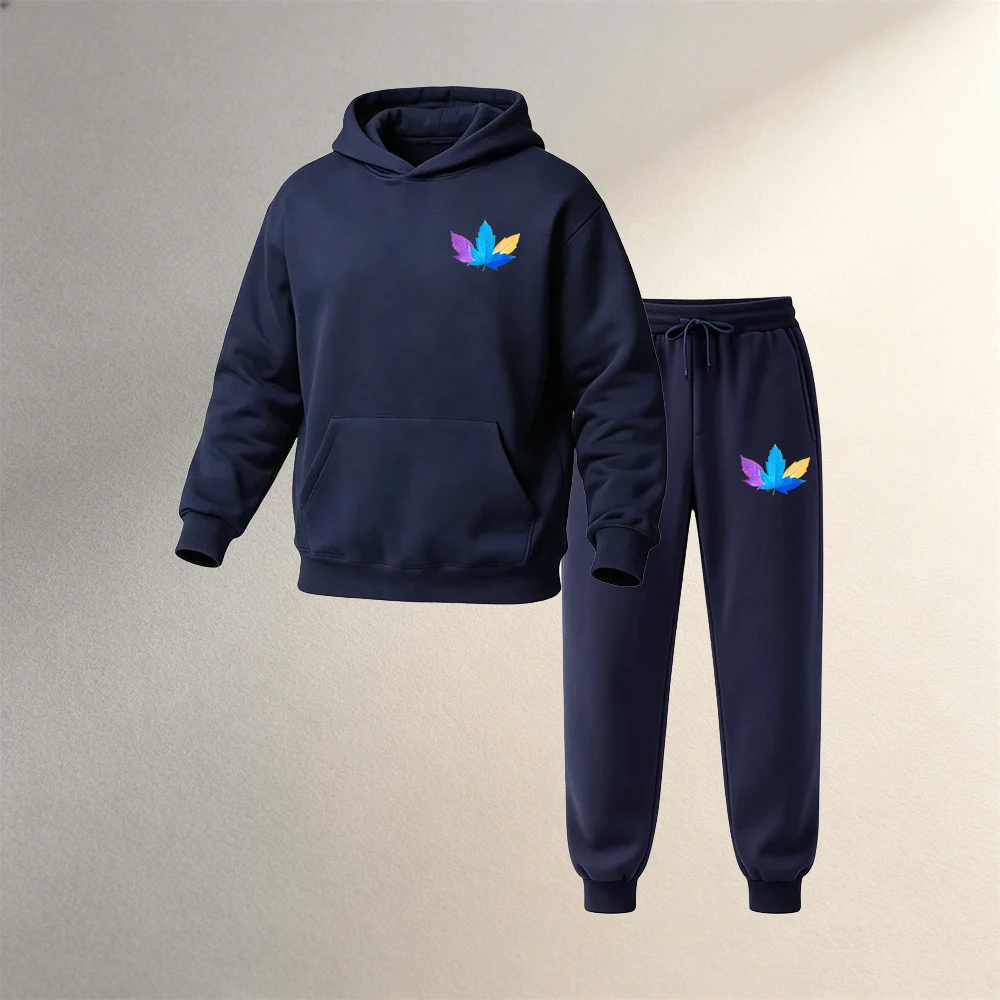 Men Clothing Sets Pullover 2Pc - Street Fashion Outfit For Men 评论和价格
