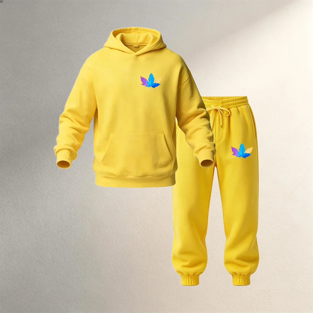 Men Clothing Sets Pullover 2Pc - Street Fashion Outfit For Men 评论和价格