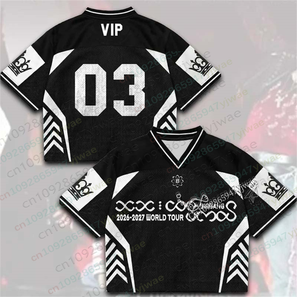 KPOP-Cosmos Piano Mesh Jersey  - Street Fashion Outfit For Men 评论和价格