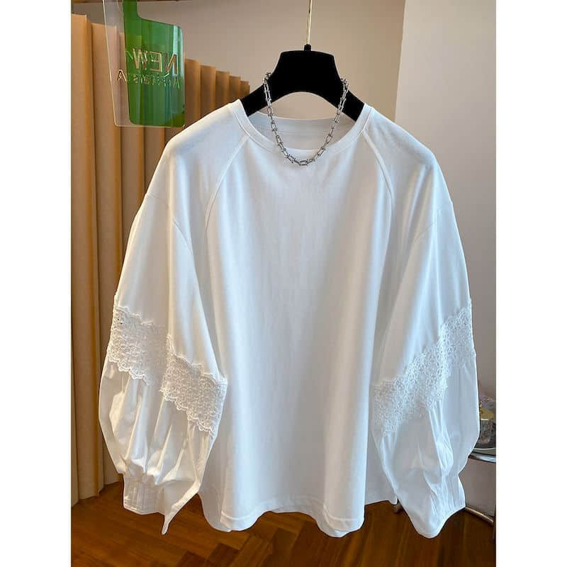 Solid T-shirts for Women Overs - Longline Tee Oversized 评论和价格