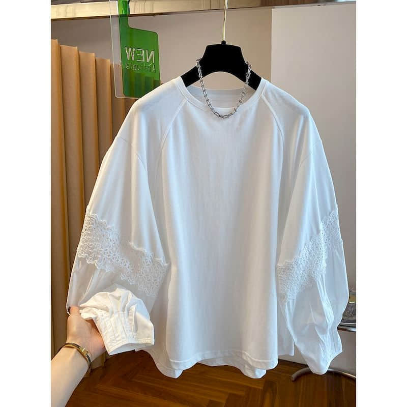 Solid T-shirts for Women Overs - Longline Tee Oversized 评论和价格