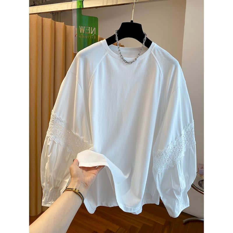 Solid T-shirts for Women Overs - Longline Tee Oversized 评论和价格