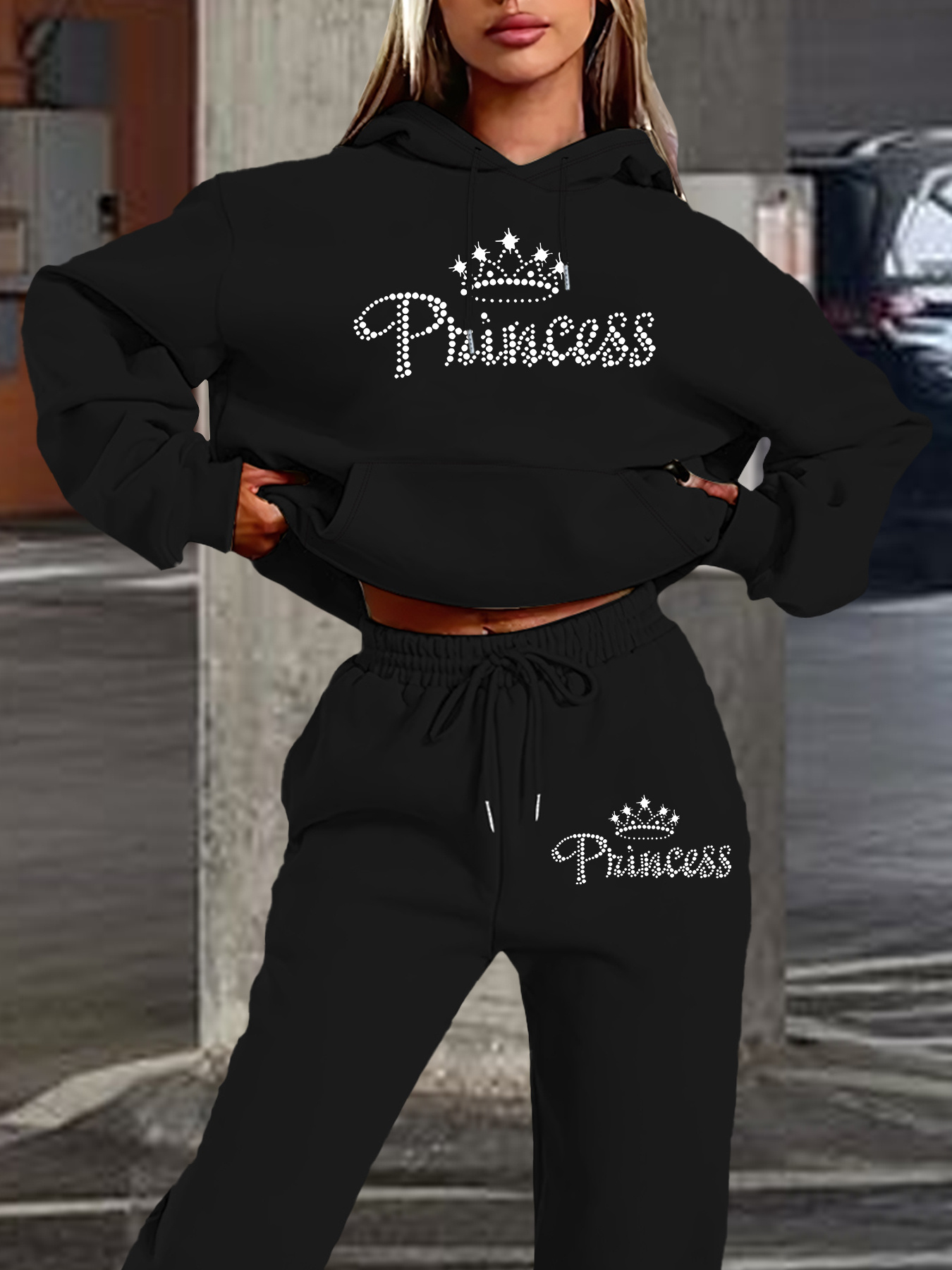 Women 2026 New 2Pcs Hoodie & S - Street Fashion Outfit For Men 评论和价格