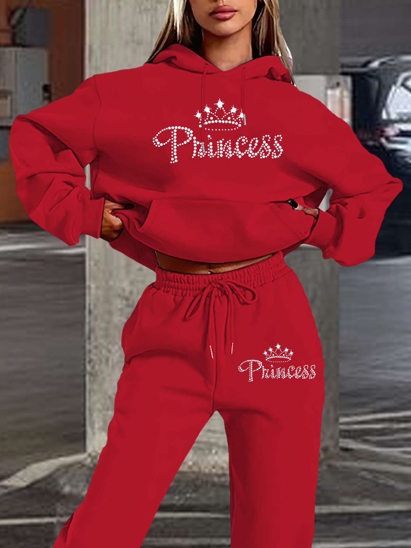 Women 2026 New 2Pcs Hoodie & S - Street Fashion Outfit For Men 评论和价格