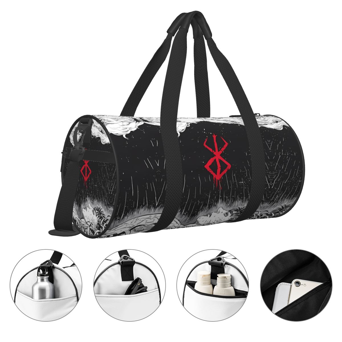 Japan Anime Bereserk Gym Bag F - Street Fashion Couple 评论和价格