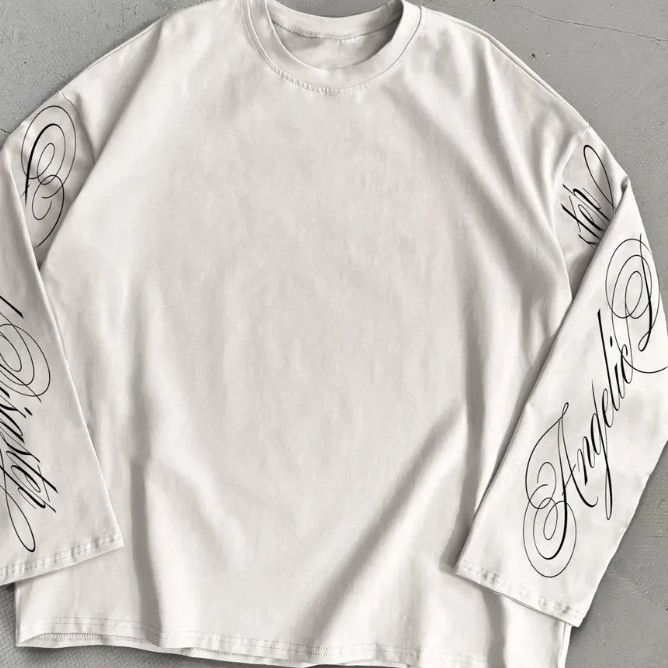Autumn T-shirt retro fashion h - Street Fashion Hong Kong 评论和价格