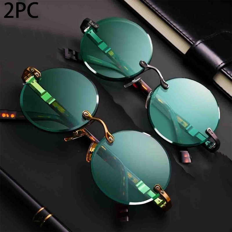 Fashion Classic Rimless Sungla - Street Fashion Brands 评论和价格