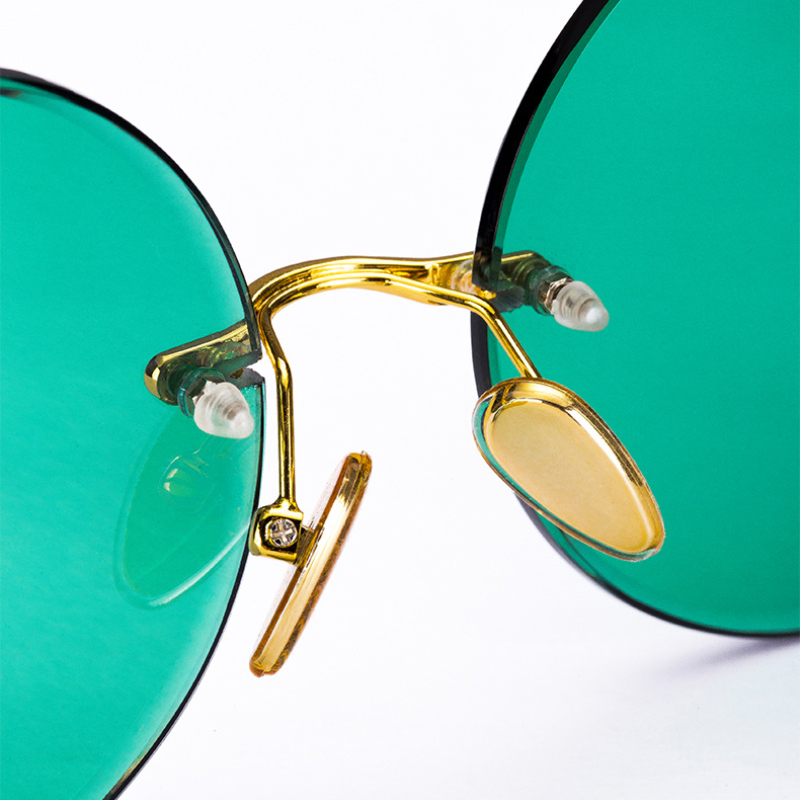 Fashion Classic Rimless Sungla - Street Fashion Brands 评论和价格