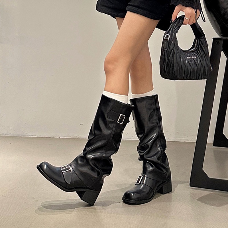 2025Woman Boots Knee High Plat - Street Fashion Winter 2025 评论和价格