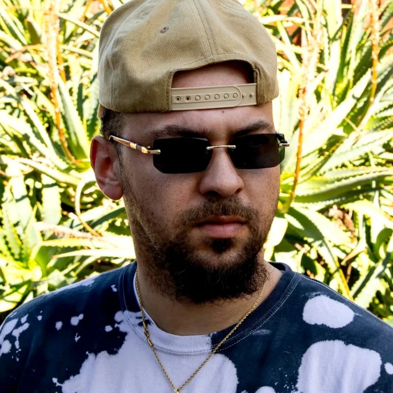 Rimless Cut Edge Rectangle Sun - Street Fashion Brands 评论和价格